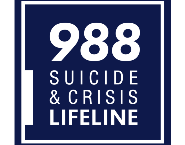 Suicide Crisis Lifeline logo navy square svg